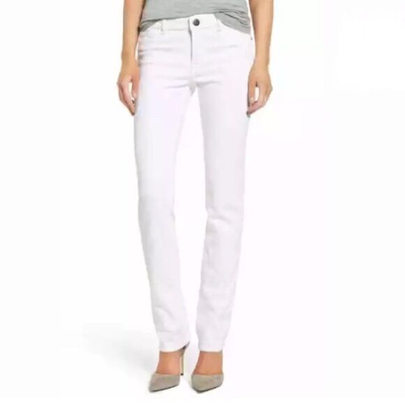 DL1961 Sz 28 Milk White Denim Straight Jeans NWT - Picture 1 of 8